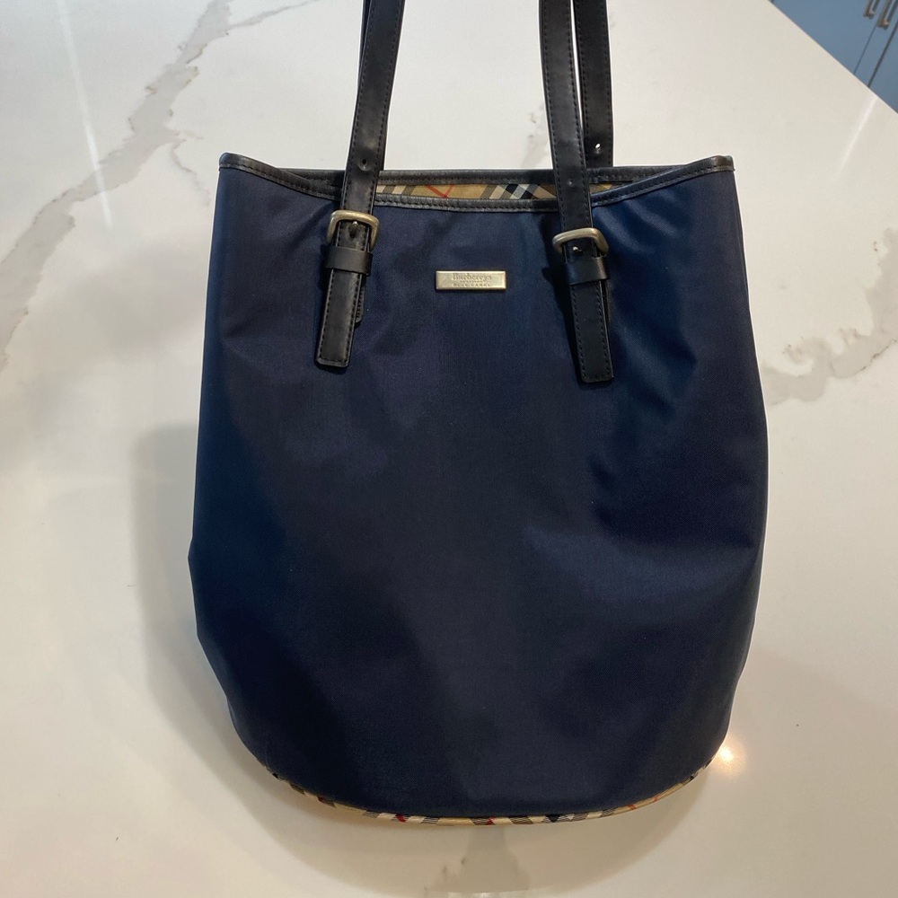 Burberry Blue Label round bottom bag